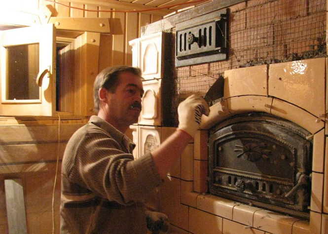 Облицовка печи плиткой в Каменске-Шахтинском в октябре